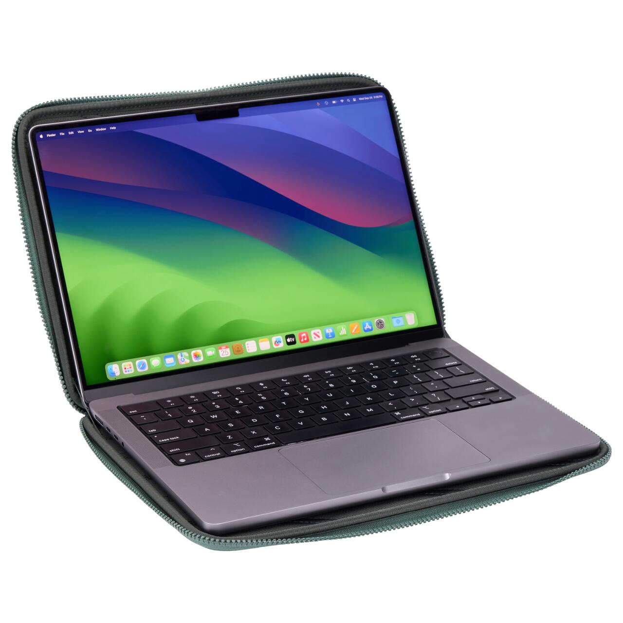 Carcasa laptop Thule Gauntlet MacBook Pro Cover 14", Hazy Green