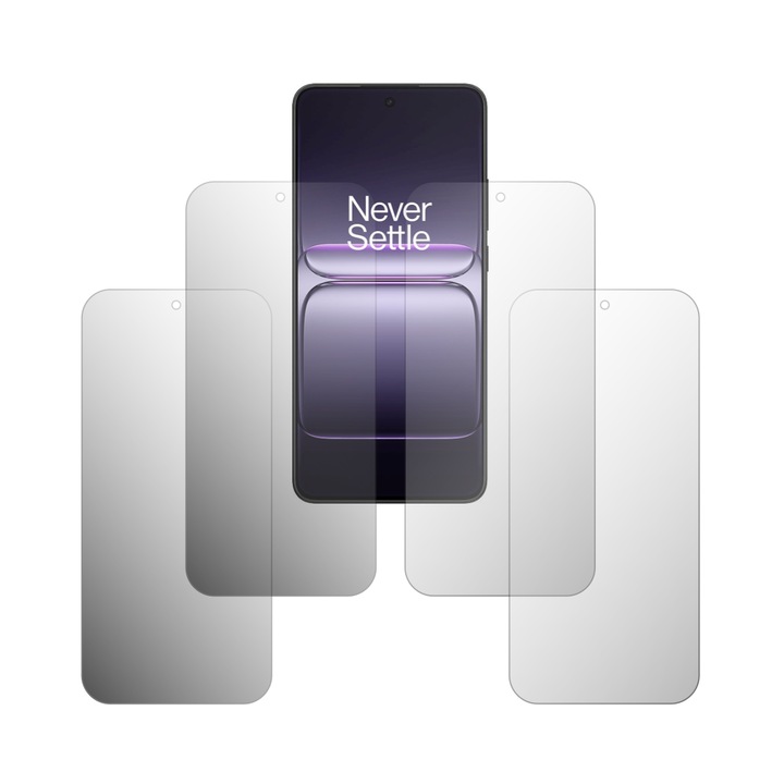 4 darabos Folie24 képernyővédő fólia készlet, OnePlus Nord CE5 készülékhez, 2X ultra-átlátszó + 2X matt, teljes kijelzőt lefedő és tokbarát, öntapadós, rugalmas, önregeneráló