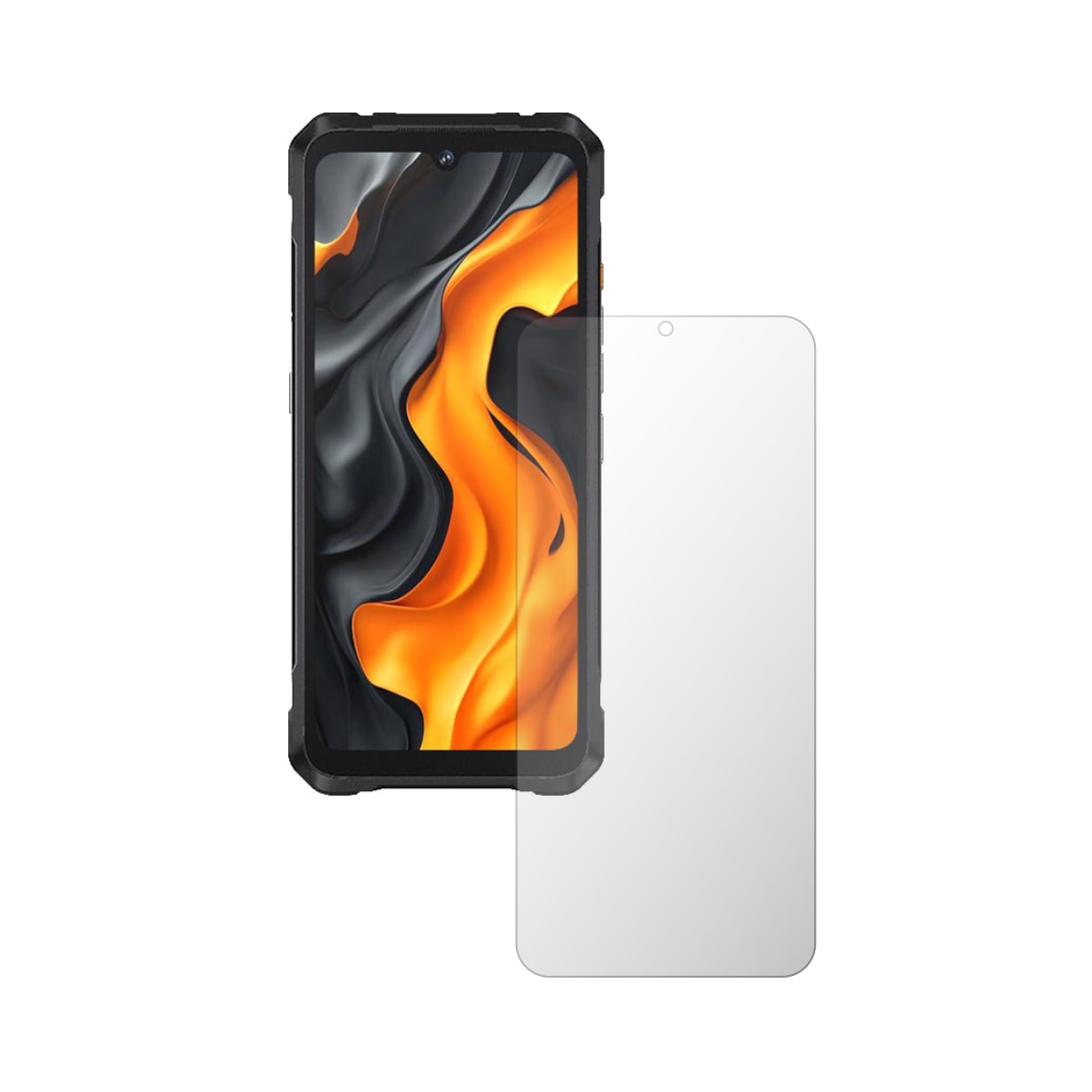 Folie Protectie Ecran Folie24, pentru Cubot KingKong Power 5, 1X Ultra-Clear cu Acoperire Case-Friendly ( Compatibile cu Carcasa ), Adeziva, Flexibila cu Auto Regenerare