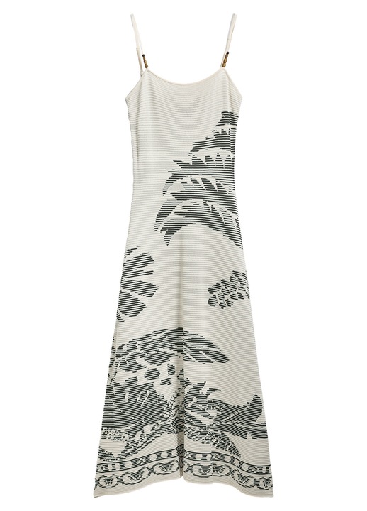 Rochie de vara dama Desigual, 25SWVF11, Viscoza/Poliamida, Bej, Bej