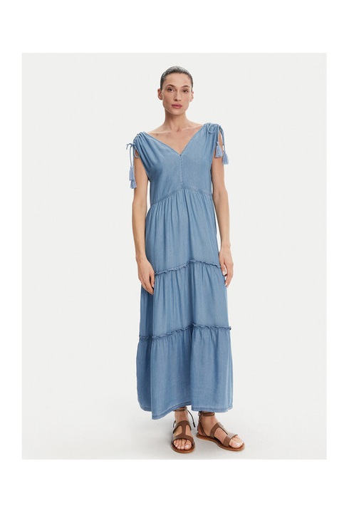 Rochie dama Pepe Jeans, PL953664, Lyocell, XL INTL, Albastru