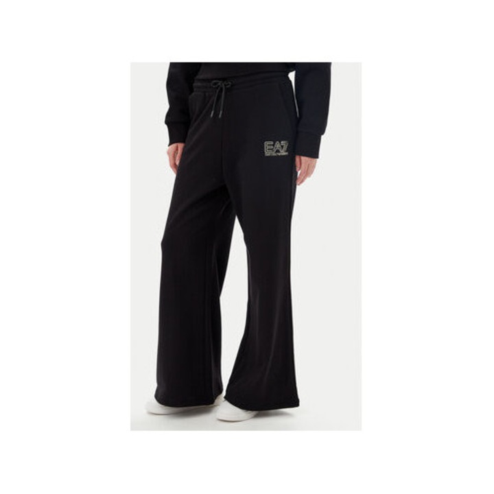 Noi Ea7 Emporio Armani melegitonadrag, 7W000106 AF12473, pamut/polieszter, fekete, Fekete