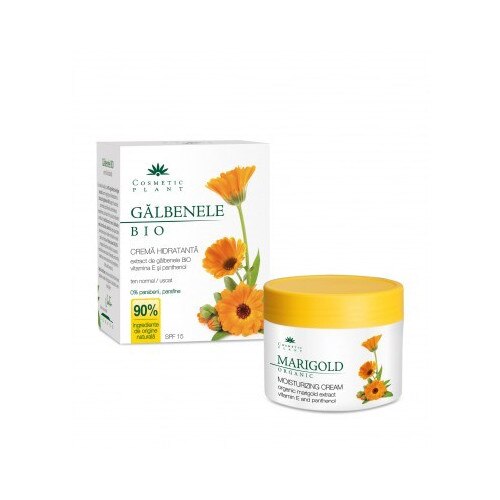 Crema hidratanta de galbenele BIO cu vitamina E si panthenol - 50 ml - Cosmetic Plant