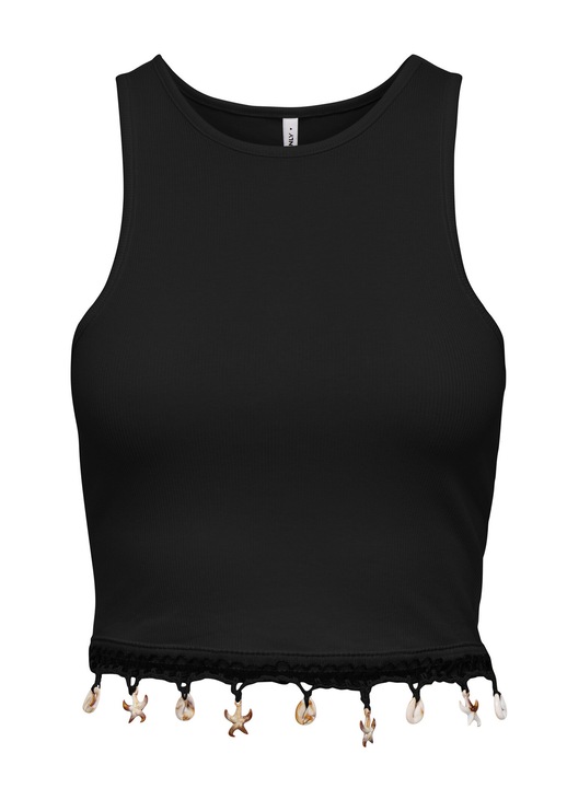 Noi felso Only, 15325019, Biopamut, Fekete, Fekete