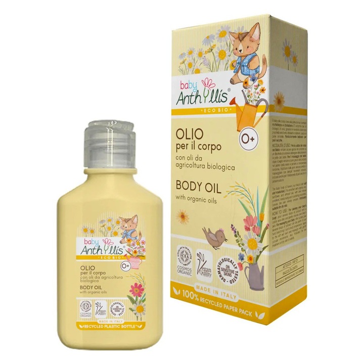 Ulei de corp pentru bebelusi, ECO BIO Baby Anthyllis 100ml