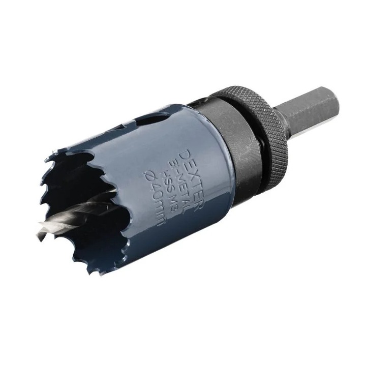 Carota bimetal 40 mm cu burghiu centrare Dexter