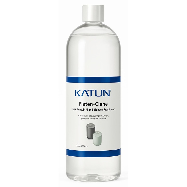 Katun gumihenger tisztító/restauráló folyadék, Platen-Clene, 1000 ml-es kiszerelés