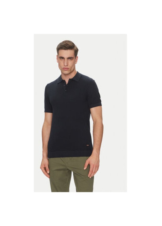 Tricou Polo barbati Indicode, INVORM 30-485, Bumbac/Poliester, Bleumarin, Bleumarin