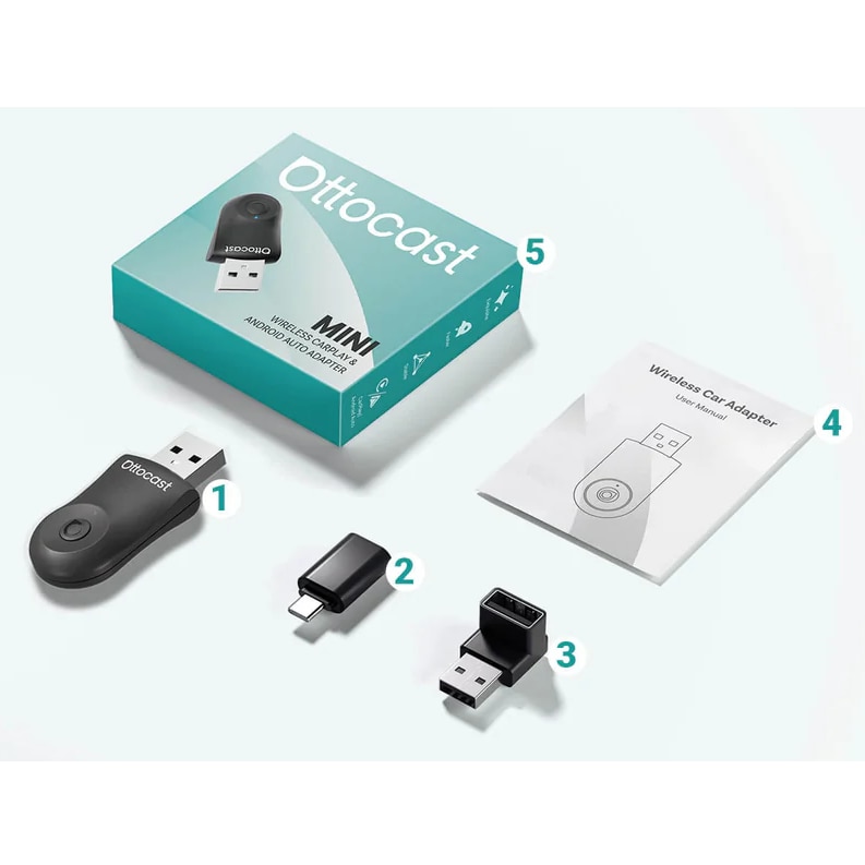 ルーター・ネットワーク機器 Ottocast Mini Wireless Car Adapter MINI アダプター