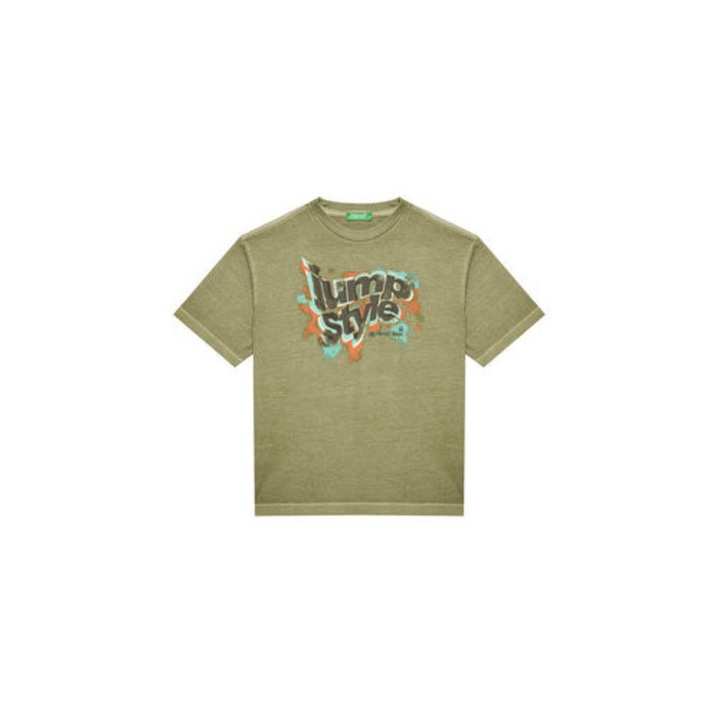 United Colors Of Benetton fiu polo, 3PCMC10N7, pamut, zold, Zöld