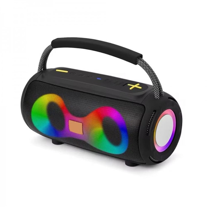 Boxa activa cu bluetooth tip troller, Ailiang, 25W, Jocuri de lumini, Microfon cu fir, Telecomanda