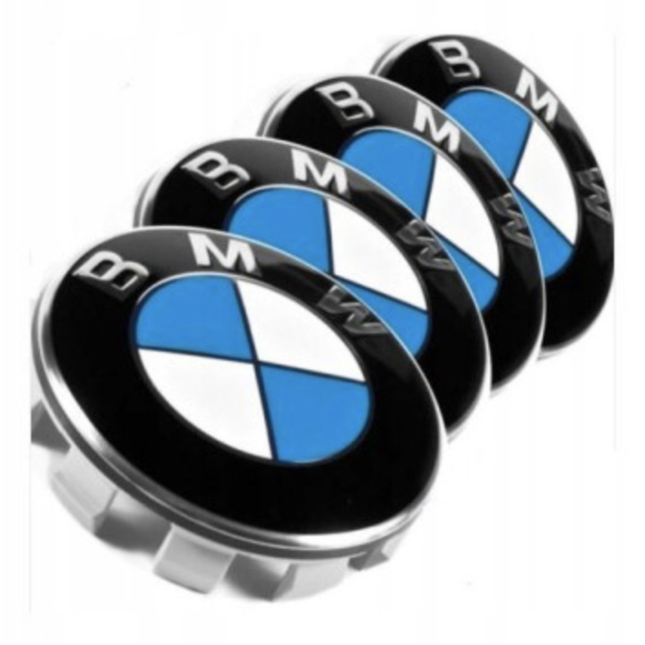 Capace centrale pentru roti, BMW, plastic/aluminiu, 56 mm