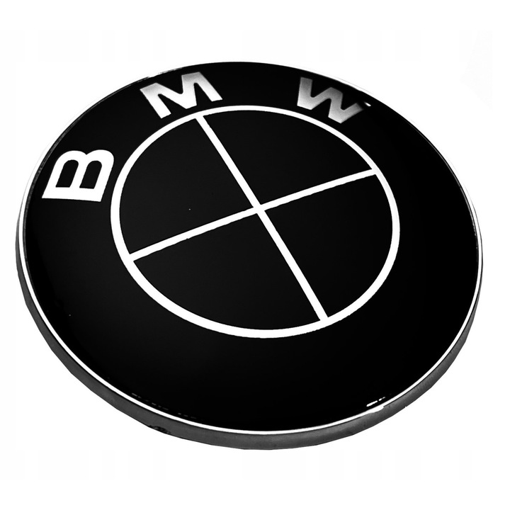 Emblema Insigna cu sigla BMW pe capota Stil auto 82 mm