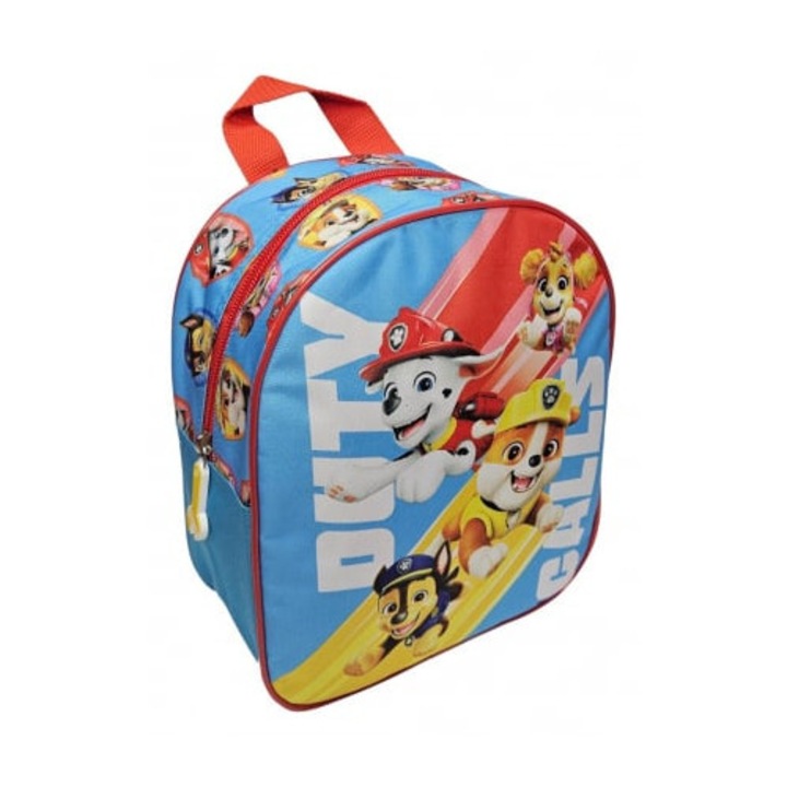 Ghiozdan gradinita, 26x22x10 cm, bretele ajustabile si intarite, multicolor, Duty, Paw Patrol