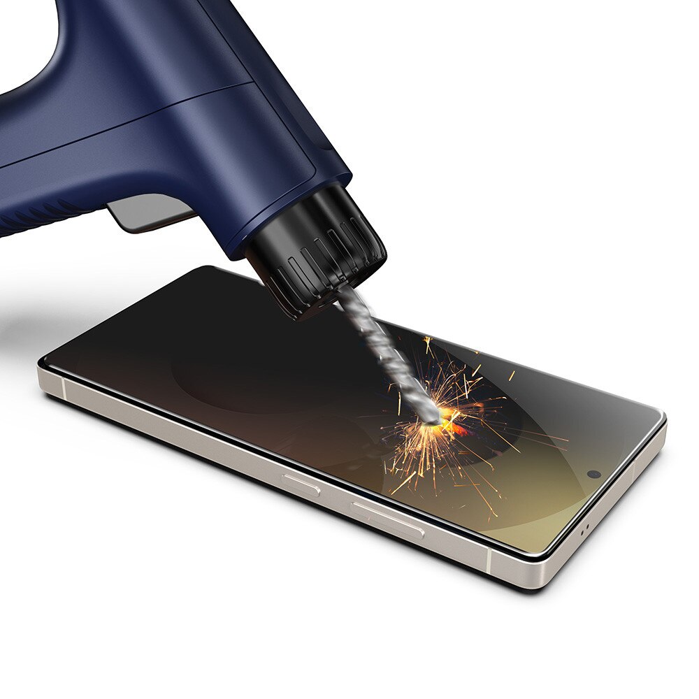 Folie pentru Samsung Galaxy S26 - Techsuit TitanGlass CrystalHD [Fingerprint Unlock Compatible] - Privacy