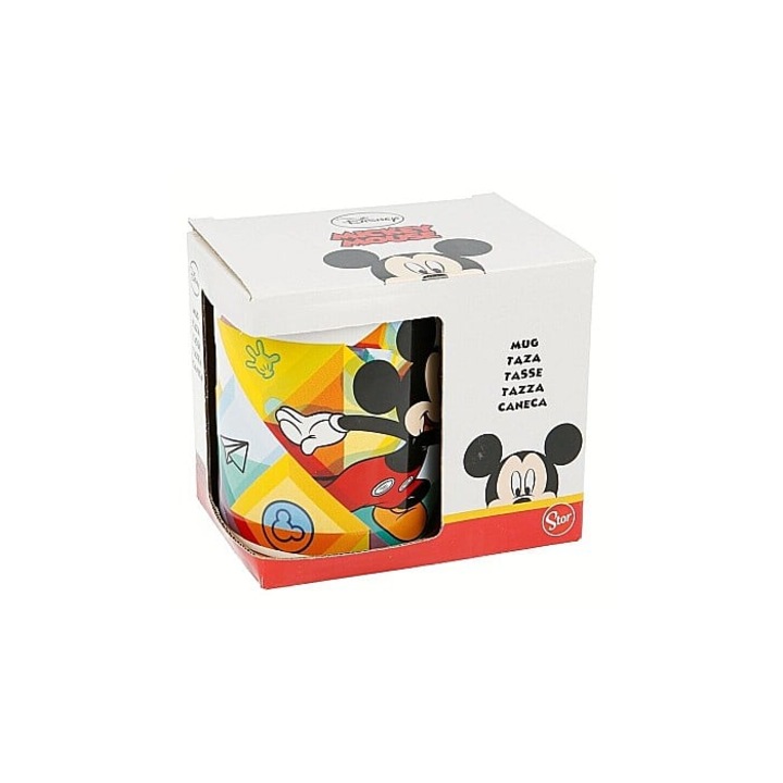 Kerámia bögre, többszínű, 325 ml, Mickey egér