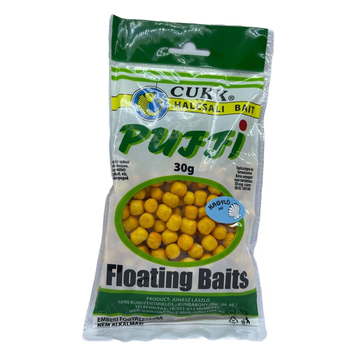 CUKK puffok, közepes méretű, SHELL ízű, 30 g, CUKK