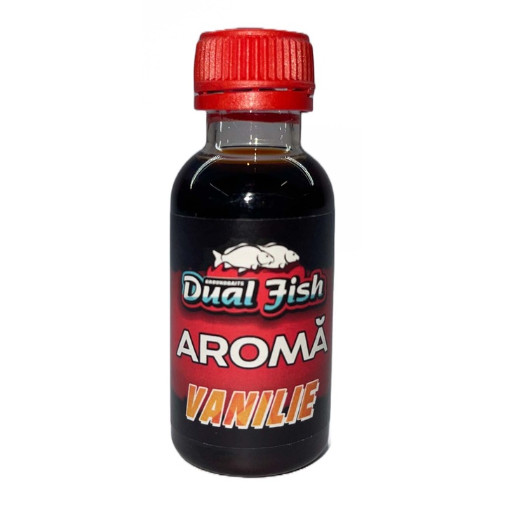Koncentrált aroma üvegben, VANÍLIA ízű, 25 ml, Dual Fish