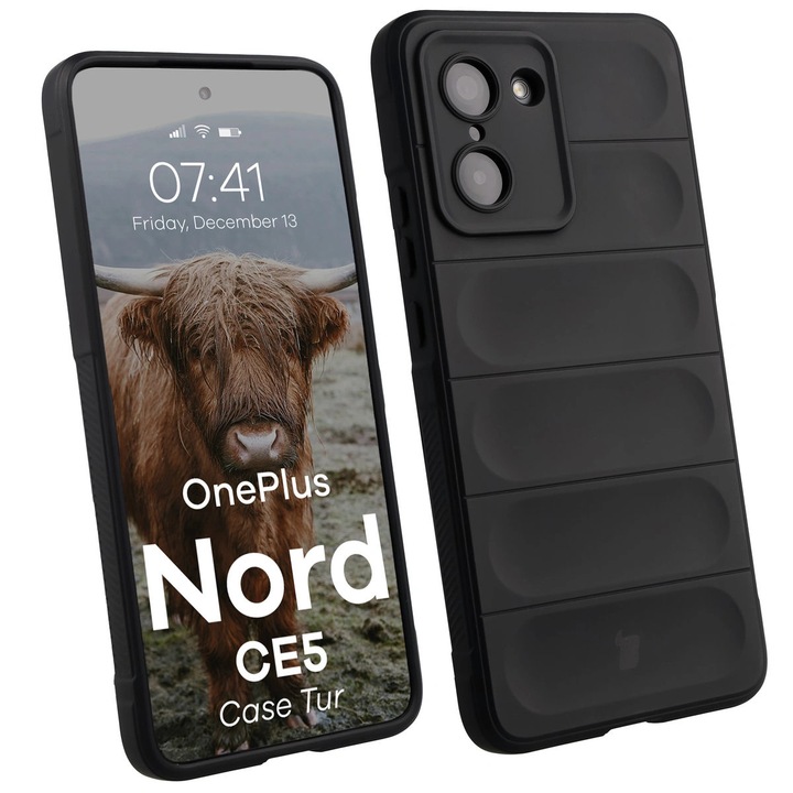 Калъф, Bizon Case Tur за OnePlus Nord CE5 5G, Черно