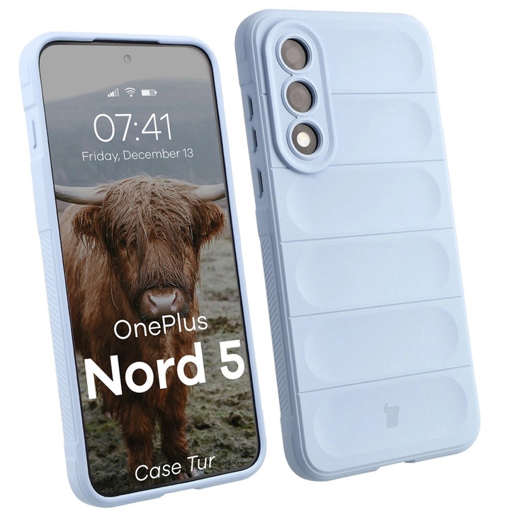 Калъф, Bizon Case Tur за OnePlus Nord 5, Светлосиньо