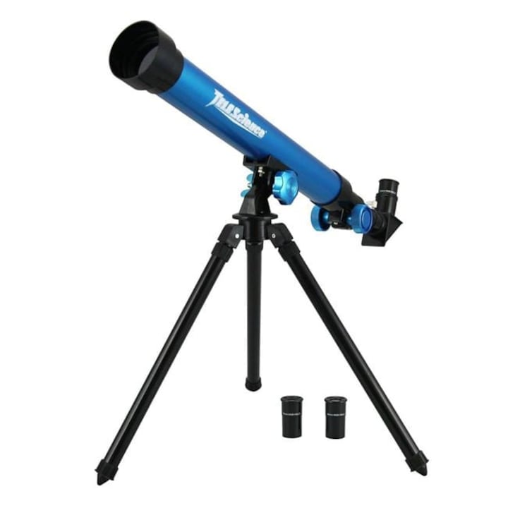 Telescop Astronomic 25/50 cu lentila de 40mm si aplicatie Star Walk 2 – Ideal pentru copii 8+, observatii nocturne si invatare interactiva