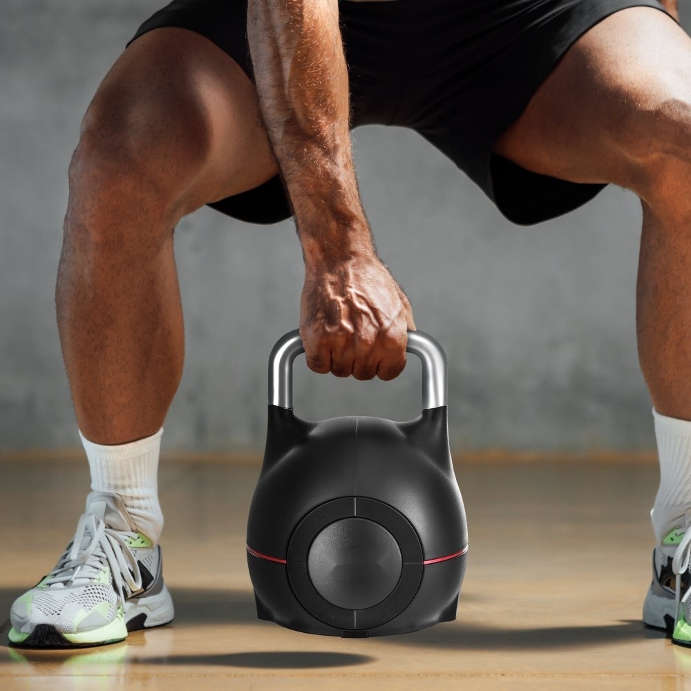 Kettlebell Ajustabil, 7 Niveluri de Greutate, 2/5/8/11/14/17/20 kg Kettlebell Ajustabil, 7 Niveluri de Greutate, 2/5/8/11/14/17/20 kg