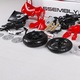 Ducati 1199 Panigale motorkerékpár modell, 1:12, piros, mozgó elemekkel, méretek 9x17x6cm