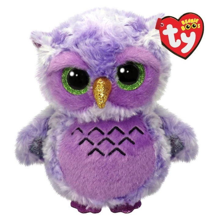 Ty Jucărie de Plus Bufnița Owlivia 15cm, Multicolor