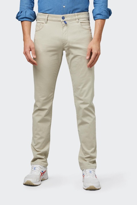 Pantaloni barbati Meyer Slim 6172/32 bej, W36-L30 US L-Short INTL