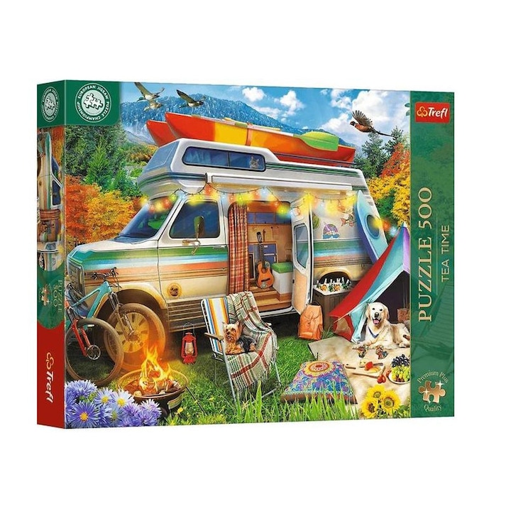 Puzzle Trefl 500 Premium Plus Tea Time Campionatul European Rulota