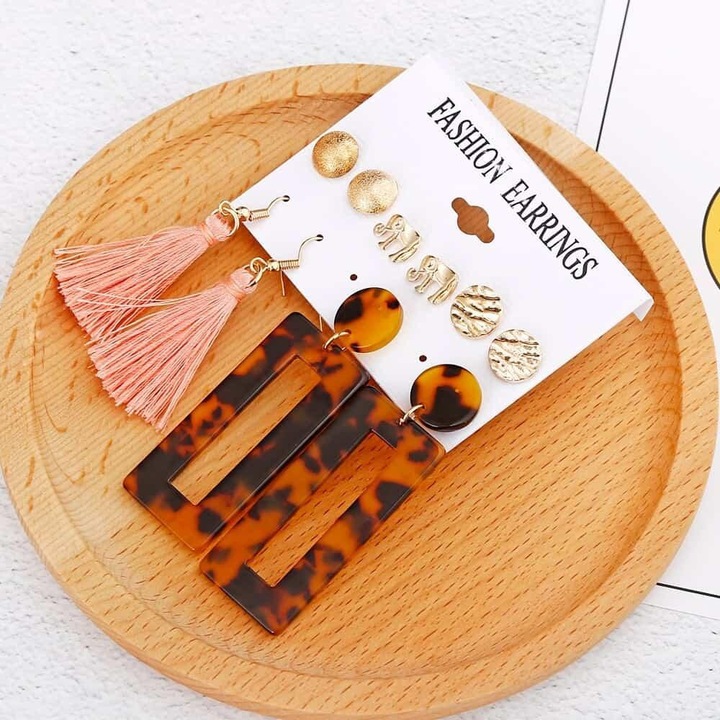 Set 5 Cercei, aurii, Maribet C20, Pursehuit