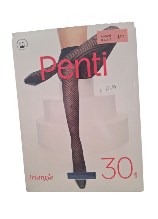 Dresuri Penti triangle albastru inchis S/M 30 DEN