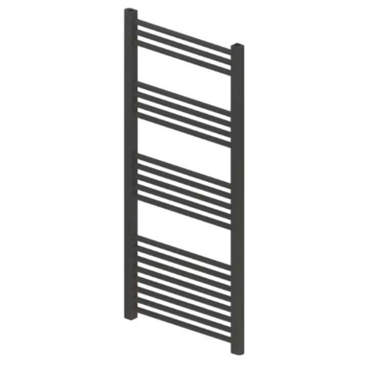 Calorifer baie Brise, portprosop, 400x1000 mm, negru antracit