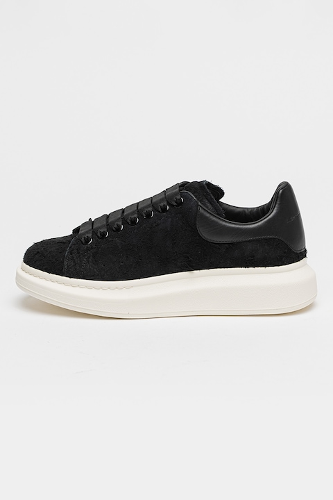 Alexander Mcqueen, Pantofi sport de piele Champ, Negru