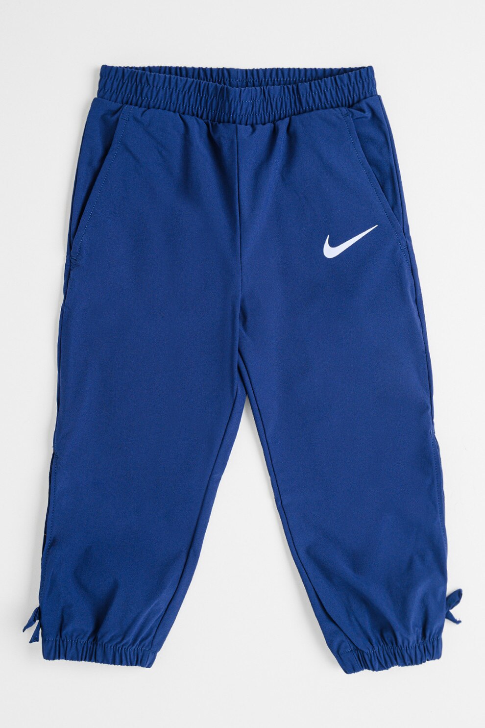 Nike, Pantaloni de trening cu buzunare laterale Swoosh, Bleumarin, 98-104 CM
