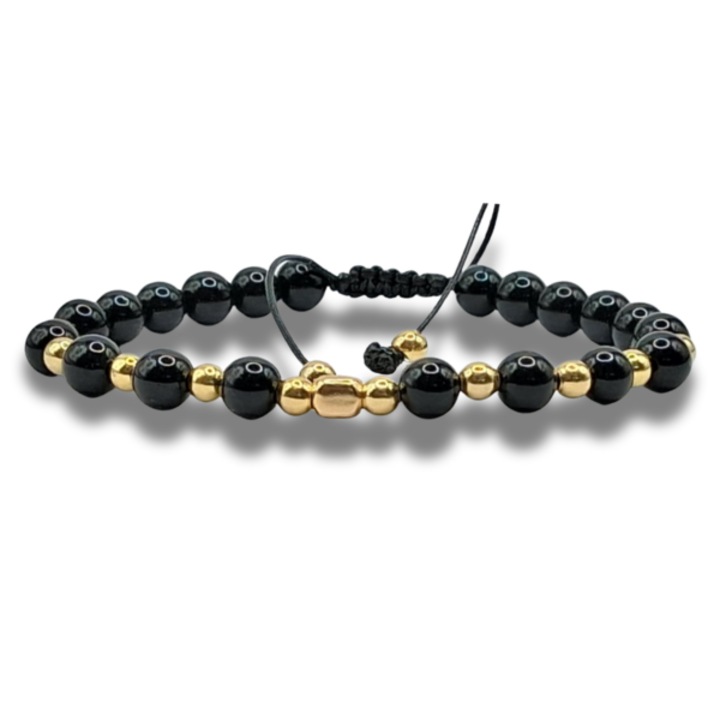 Сребърна гривна 925, позлатена с 18-каратово жълто злато и камъни