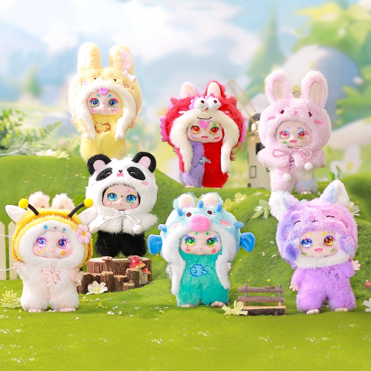Jucarie de plus breloc Surpriza Pop Top Kimmon − Over The Moon