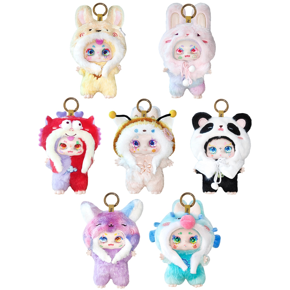 Jucarie de plus breloc Surpriza Pop Top Kimmon − Over The Moon