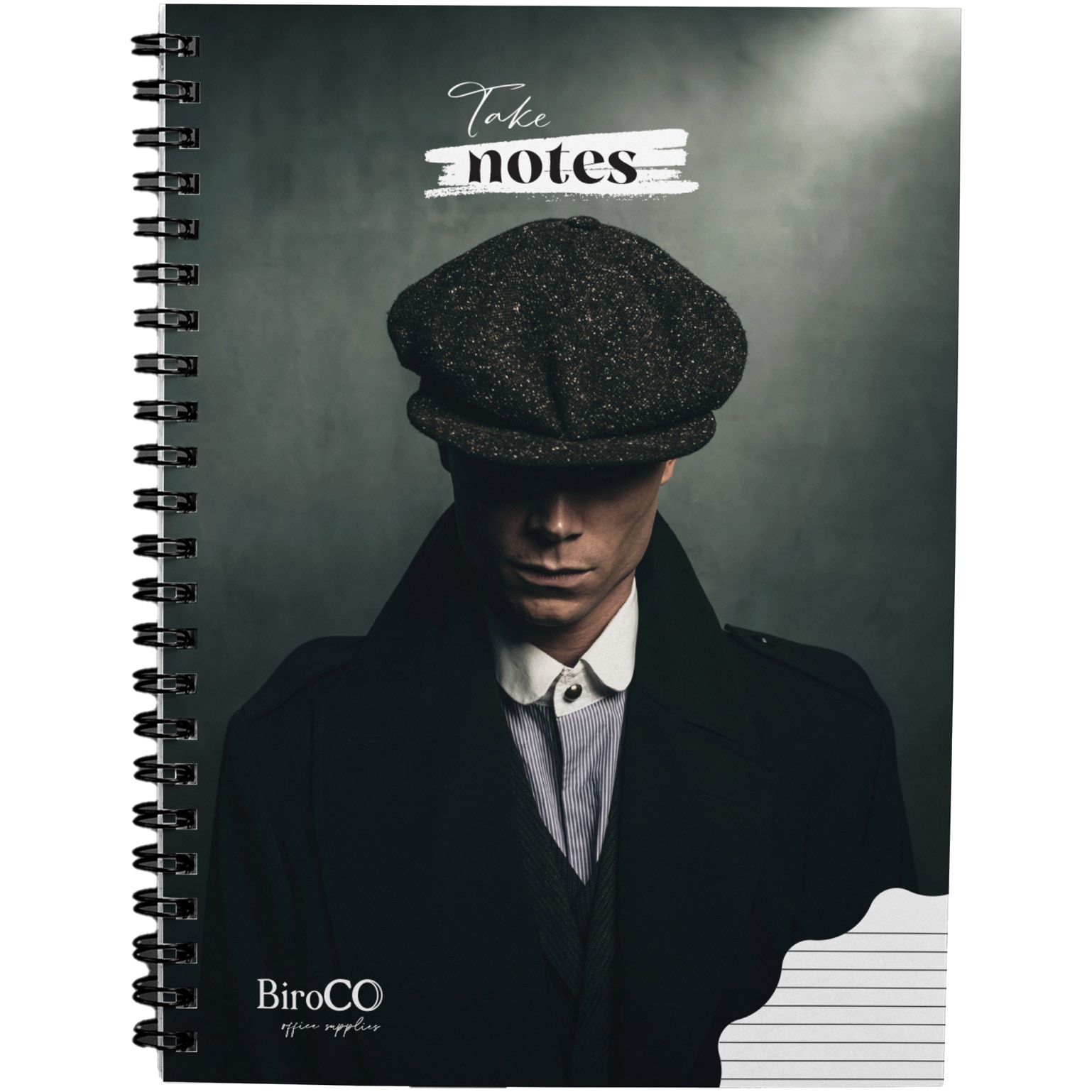 Caiet Spirala BiroCO A4 80 file Aritmetica Model Hat 4 Buc/Set
