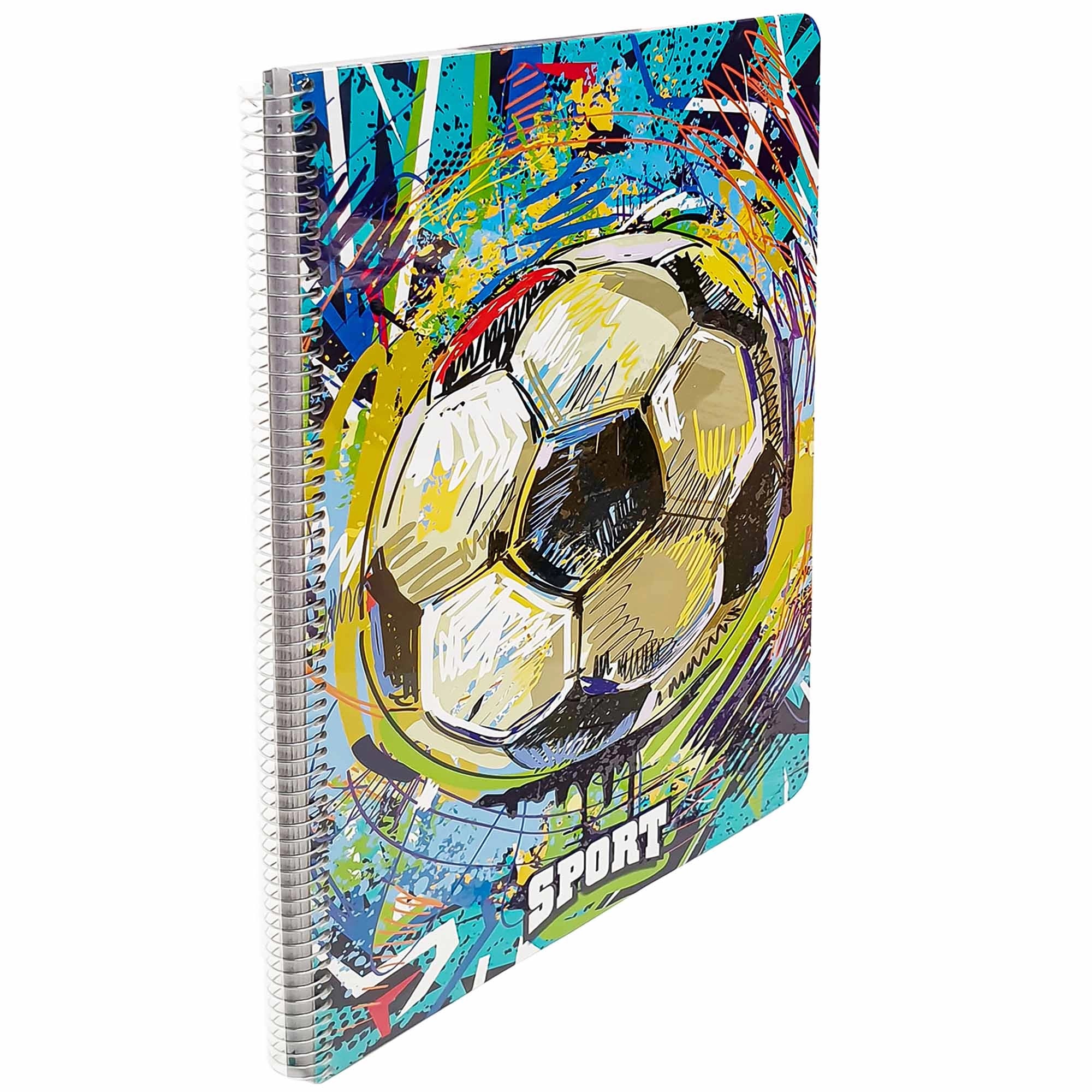 Caiet Spirala BiroCO A4 80 file Dictando Model Sport 4 Buc/Set