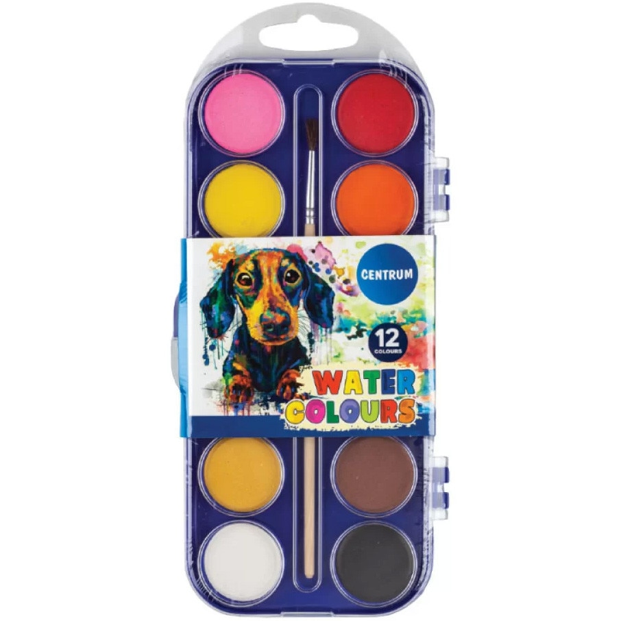 Acuarele Centrum Art 12 Culori/Set Cu Pensula