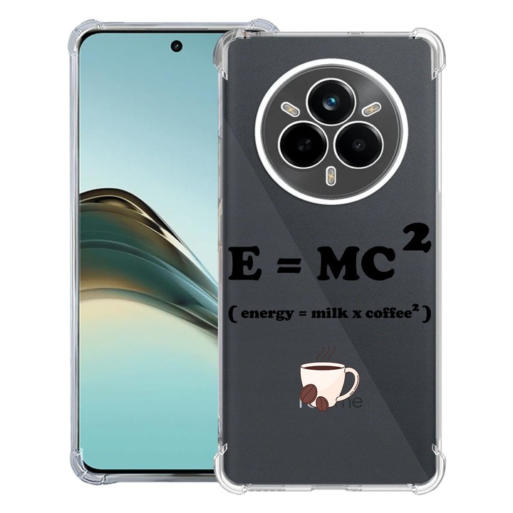 Силиконов калъф BestCase за Realme 14 Pro Plus, Energy = Coffee X Milk, Air-Cushion Technology, 1.5MM Anti Shock, 1997763 AS 1856