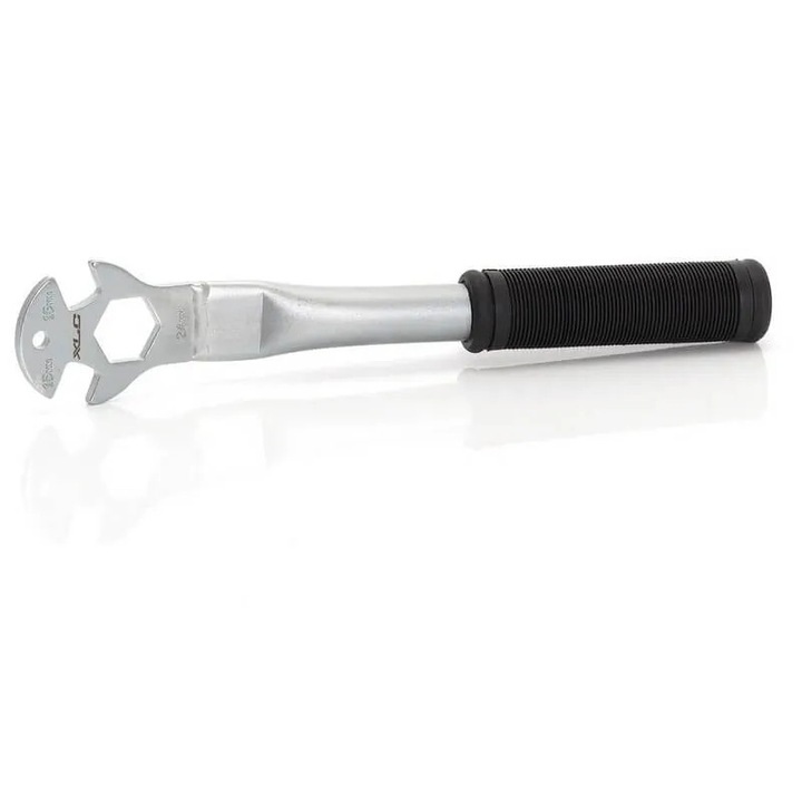 Ключ за педали XLC TO-S21 14x15x24 мм, с гумена дръжка