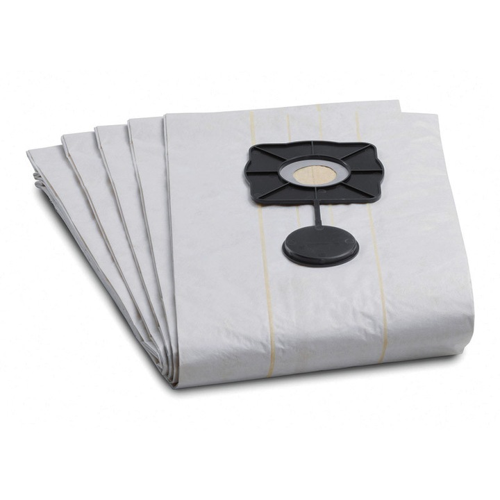 Set 5 saci filtrare din hartie pentru NT65, NT7, NT72, NT80, Karcher