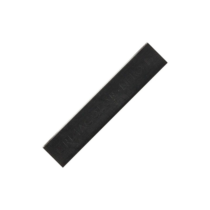 Baton pentru desen Cretacolor Nero, negru, dimensiuni 7x14x72mm, tuse intense.