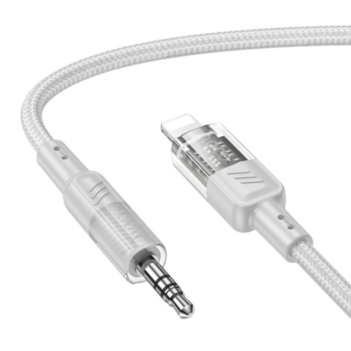 Selani Hoco Premium audiokábel Lightning - Jack 3,5 mm (M) - 1,2 m, szürke