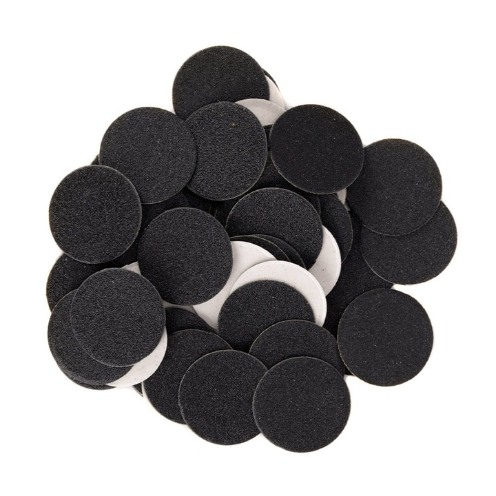 50 darabos 240-es szemcseméretű csiszolókorong készlet PodoDiskhez, GNB-LAB, M méret 20 mm, pedikűr használatra