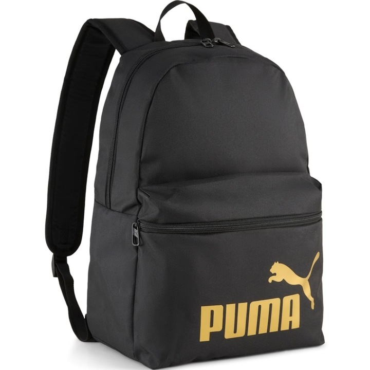 Puma Phase 4 hátizsák, fekete/arany, 44x30x14 cm