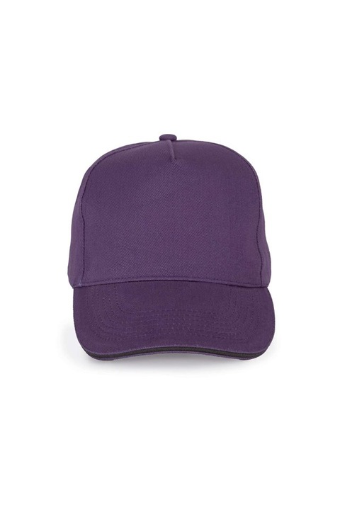 Sapca unisex, K-UP KP189, Purple/Dark Grey, Universal