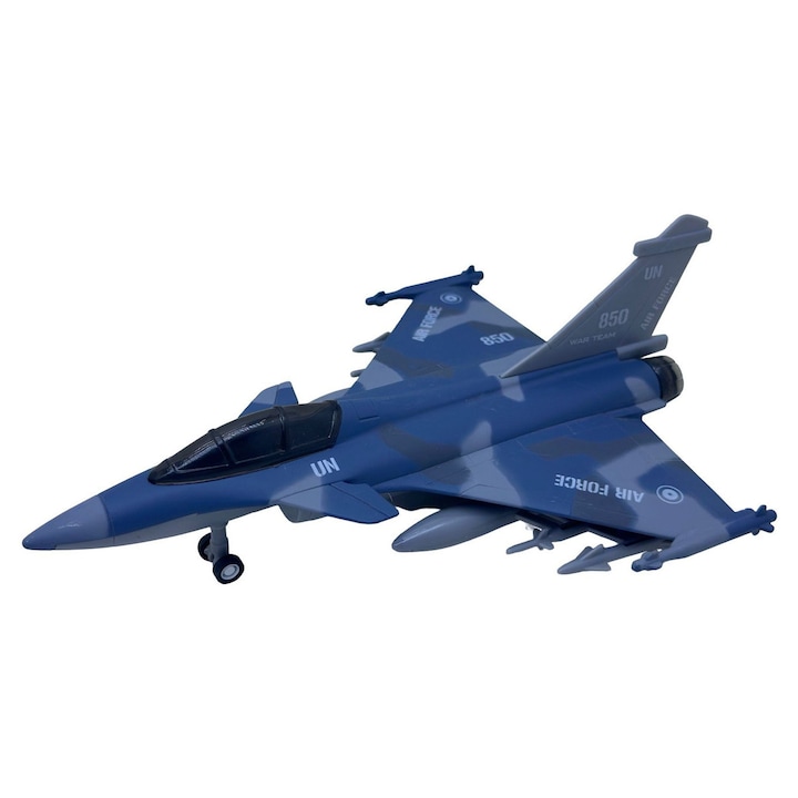 Macheta metal avion de vanatoare cu sunet si lumina